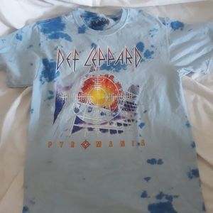 Def Leppard tye die tshirt